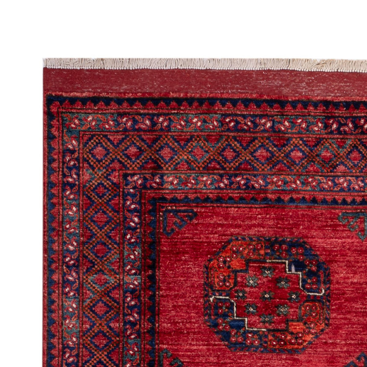 Tapis afghan - Kunduz - 235 x 173 cm - rouge