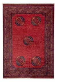 Tapis afghan - Kunduz - 238 x 172 cm - rouge