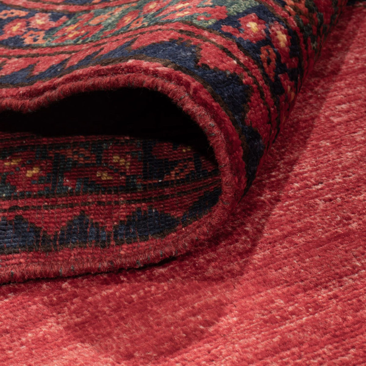 Tapis afghan - Kunduz - 238 x 172 cm - rouge