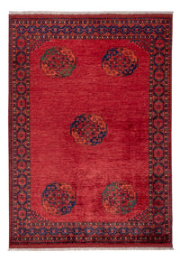 Tapis afghan - Kunduz - 243 x 175 cm - rouge