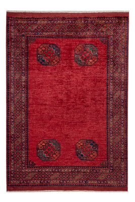 Tapis afghan - Kunduz - 240 x 173 cm - rouge