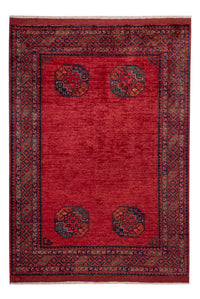 Tapis afghan - Kunduz - 240 x 173 cm - rouge