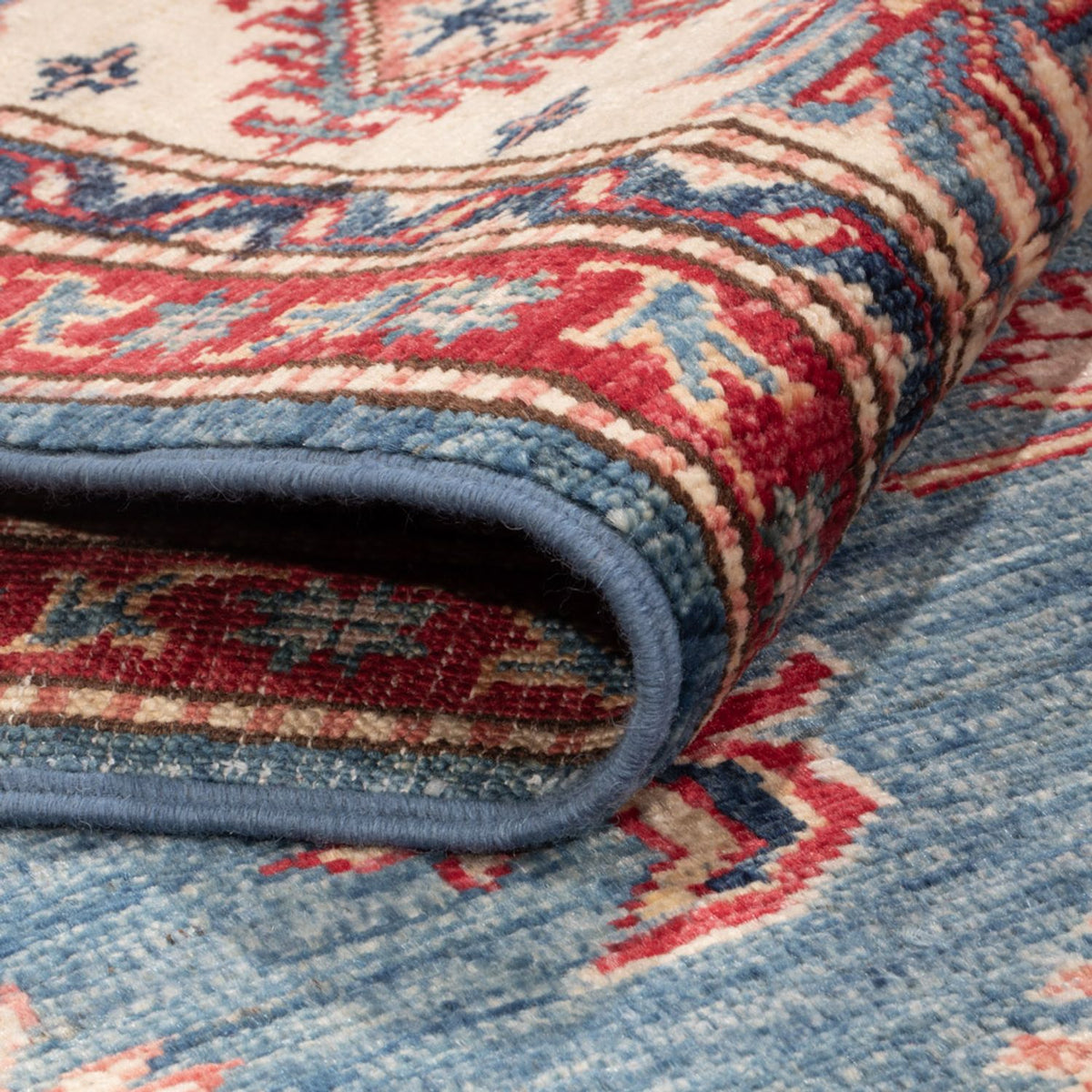 Tapis Ziegler - Kazak - 256 x 171 cm - bleu