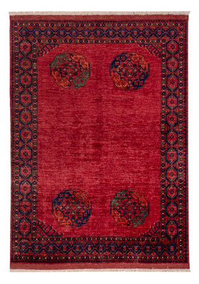 Tapis afghan - Kunduz - 244 x 177 cm - rouge