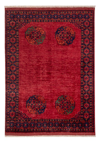 Tapis afghan - Kunduz - 244 x 177 cm - rouge