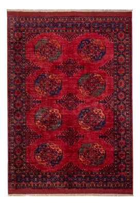 Tapis afghan - Kunduz - 241 x 174 cm - rouge