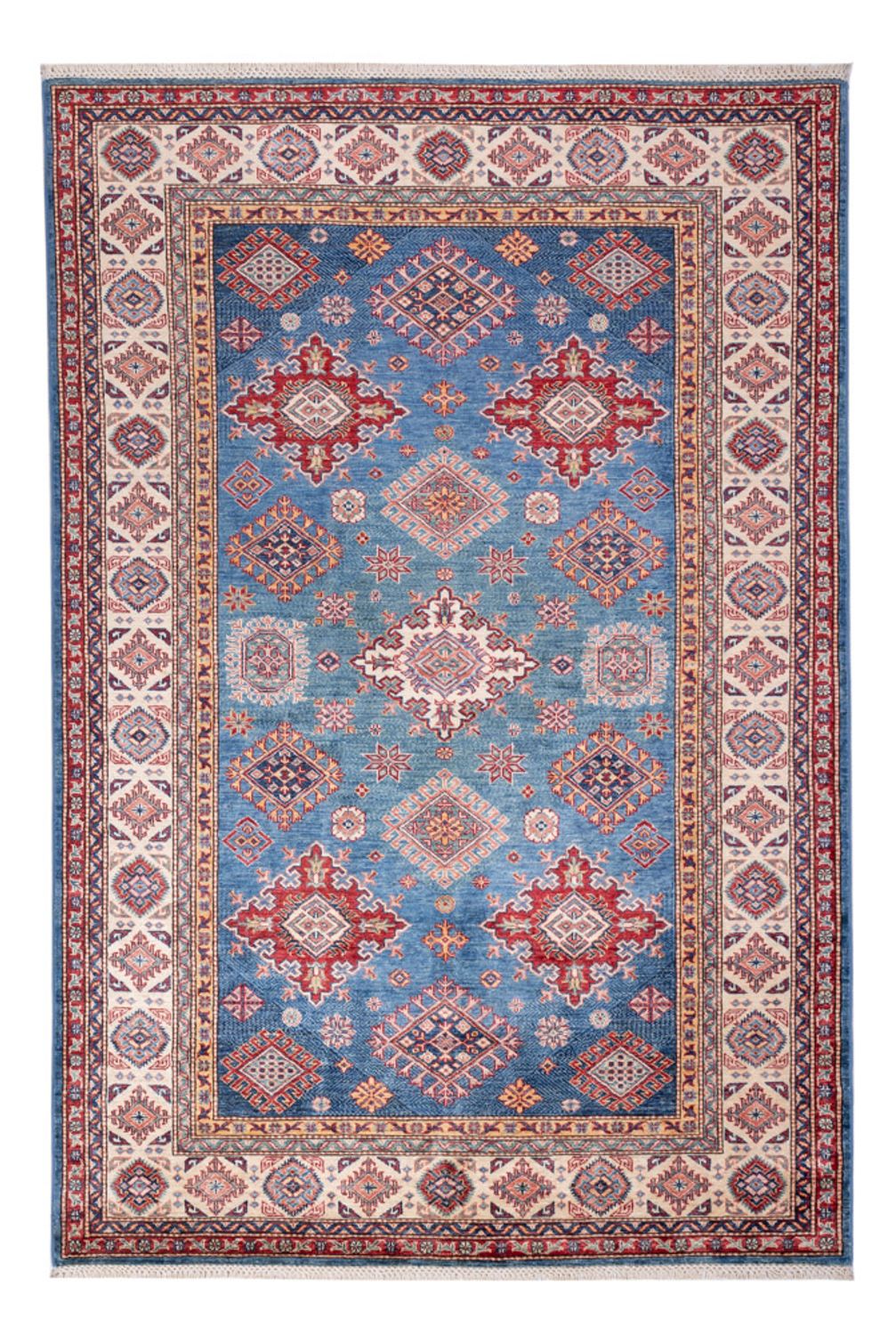 Tapis Ziegler - Kazak - 245 x 168 cm - bleu