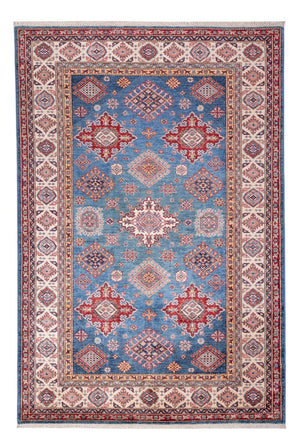 Tapis Ziegler - Kazak - 245 x 168 cm - bleu