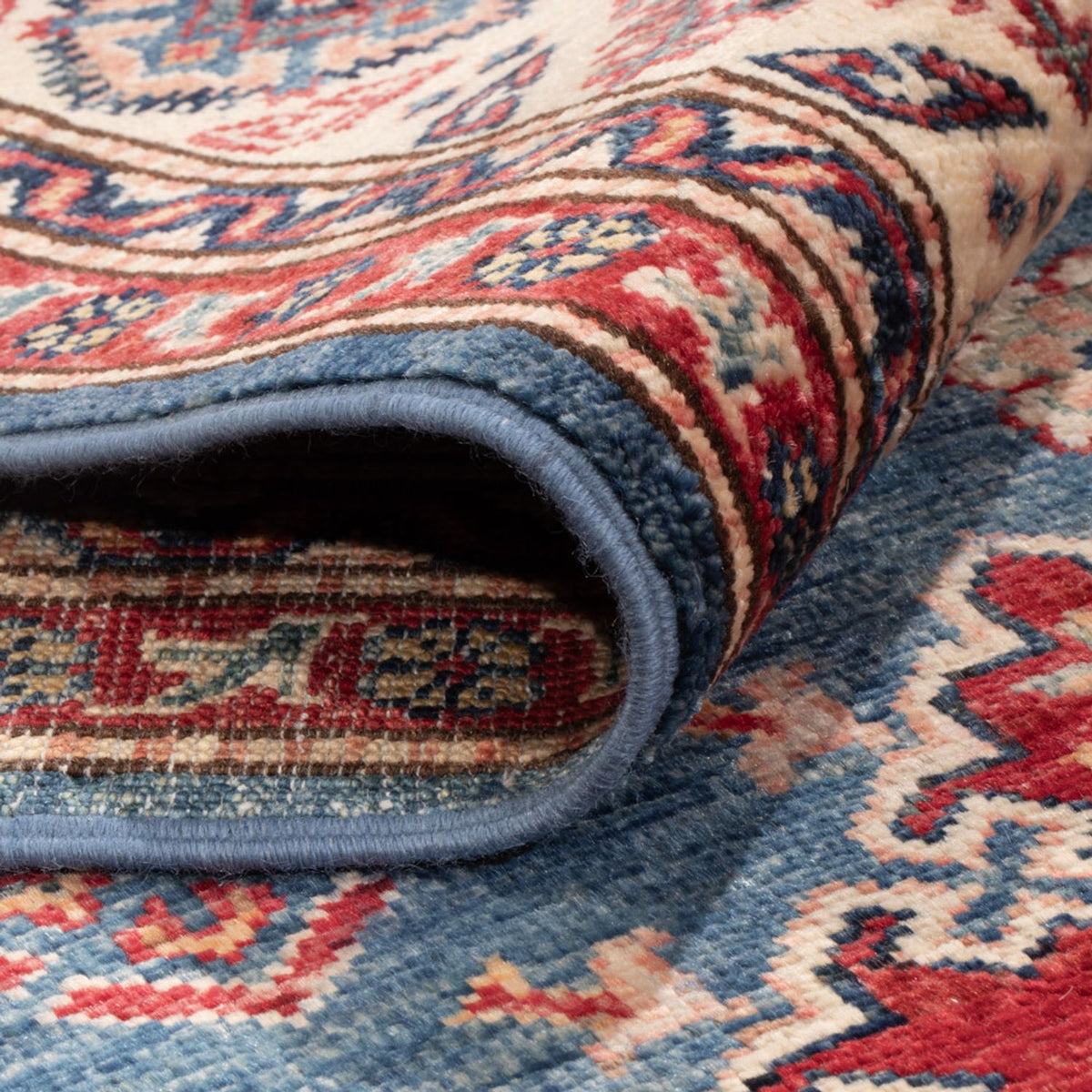 Tapis Ziegler - Kazak - 240 x 164 cm - bleu