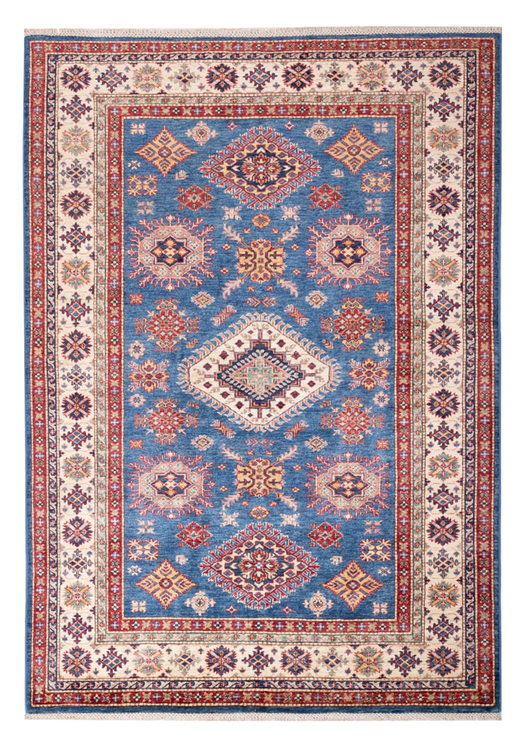 Tapis Ziegler - Kazak - 248 x 170 cm - bleu