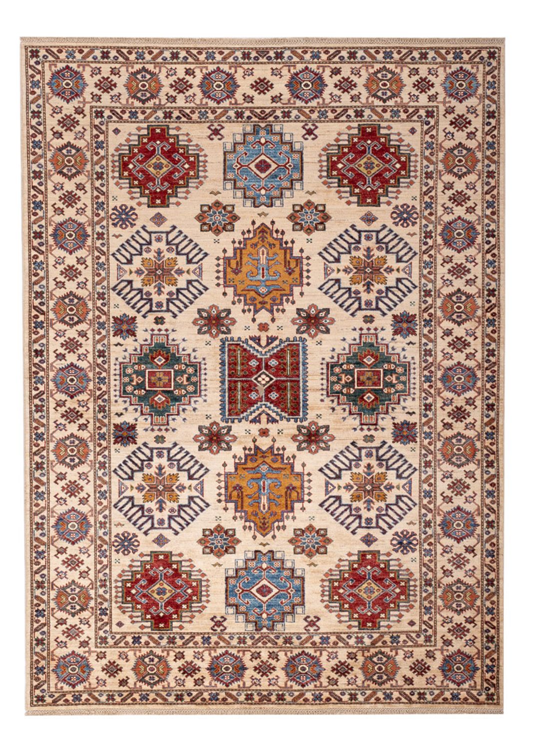 Tapis Ziegler - Kazak - 246 x 176 cm - crème