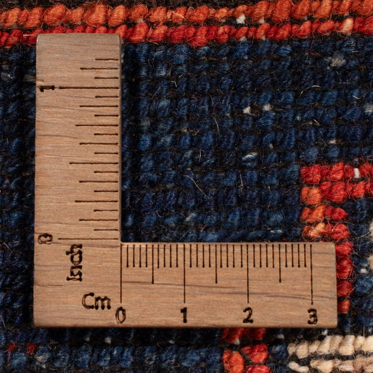 Tapis afghan - 215 x 176 cm - multicolore