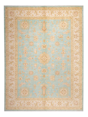 Tapis Ziegler - 287 x 211 cm - turquoise