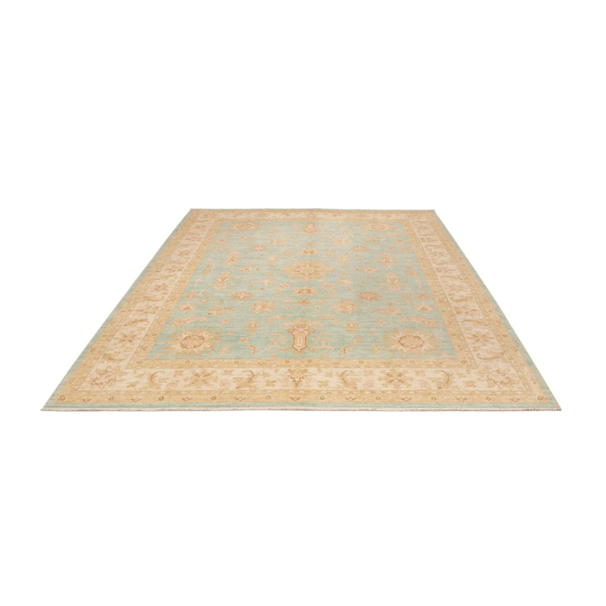 Tapis Ziegler - 287 x 211 cm - turquoise