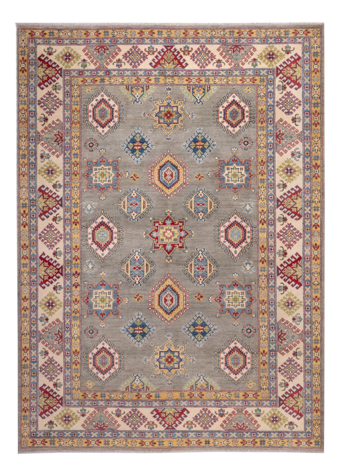 Tapis Ziegler - Kazak - 297 x 207 cm - bleu de mer
