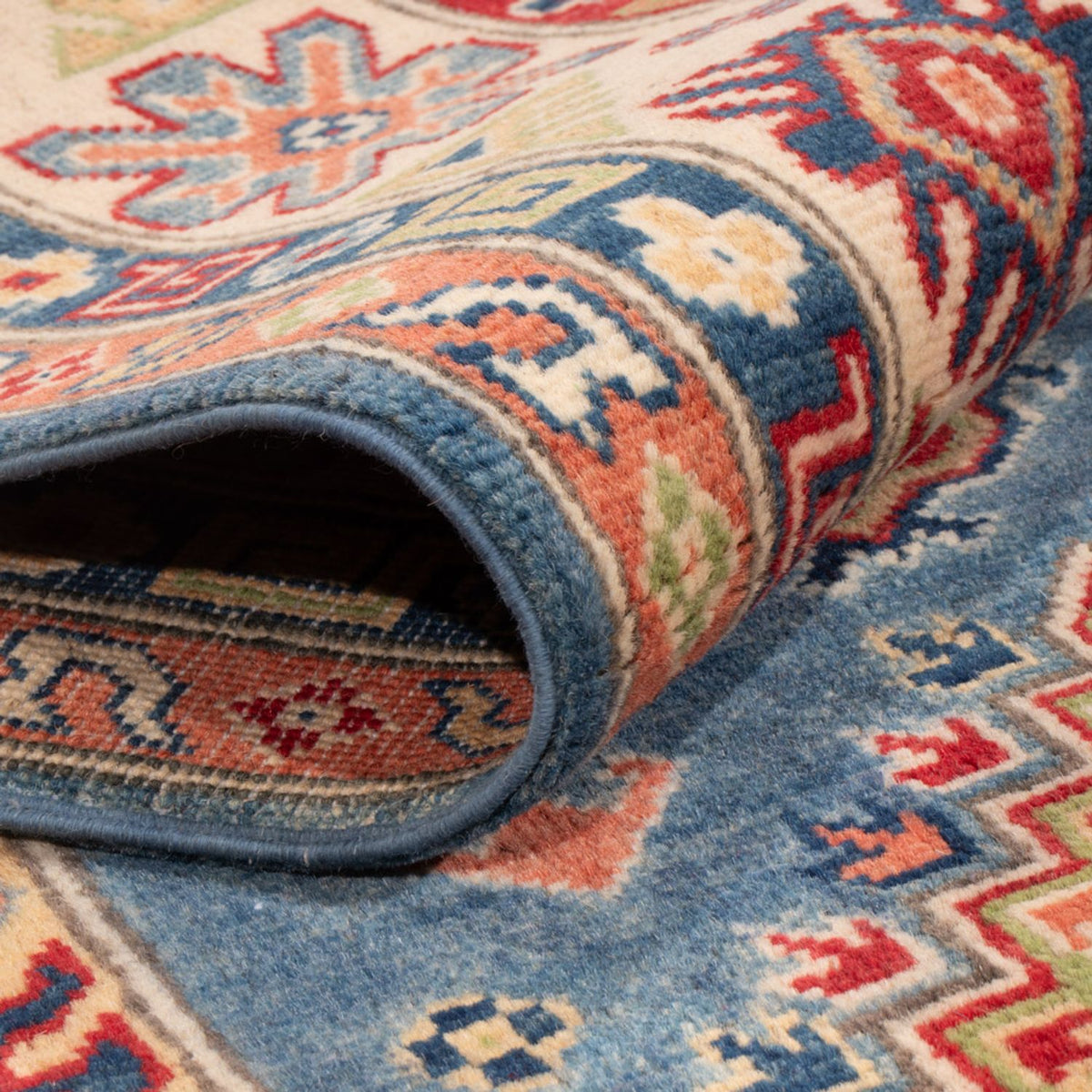 Tapis Ziegler - Kazak - 296 x 198 cm - bleu