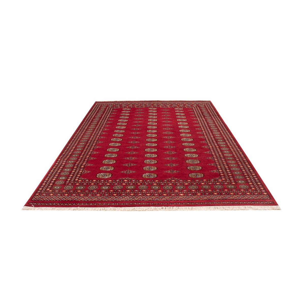 Tapis afghan - Boukhara - 307 x 201 cm - rouge