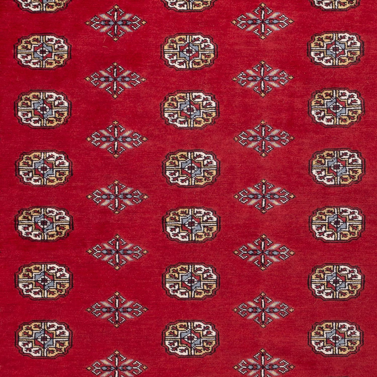 Tapis afghan - Boukhara - 302 x 200 cm - rouge
