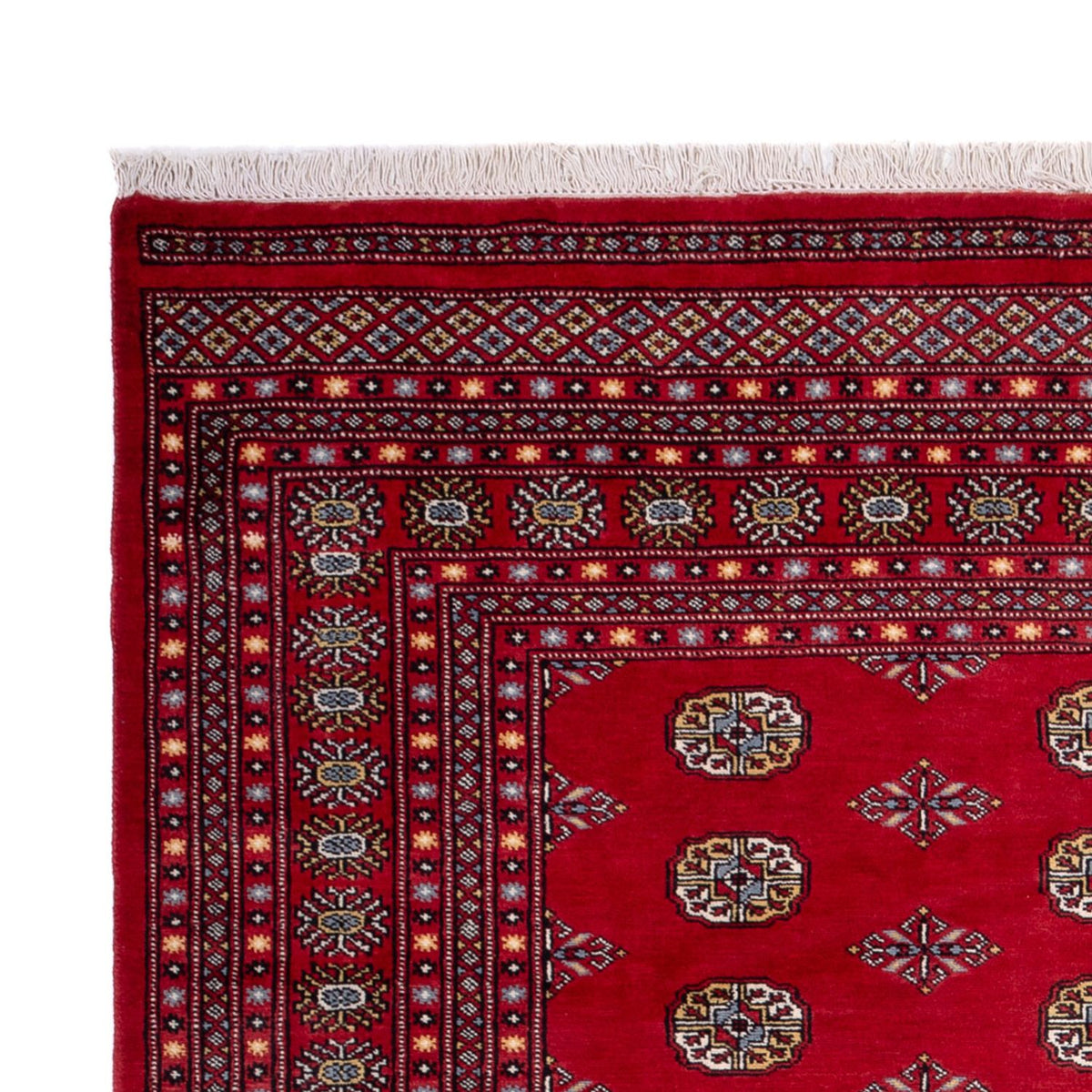 Tapis afghan - Boukhara - 302 x 200 cm - rouge