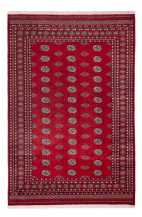 Tapis afghan - Boukhara - 294 x 198 cm - rouge