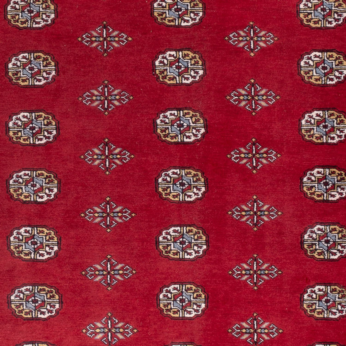 Tapis afghan - Boukhara - 294 x 198 cm - rouge