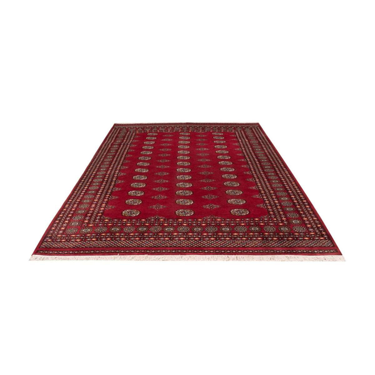 Tapis afghan - Boukhara - 294 x 198 cm - rouge