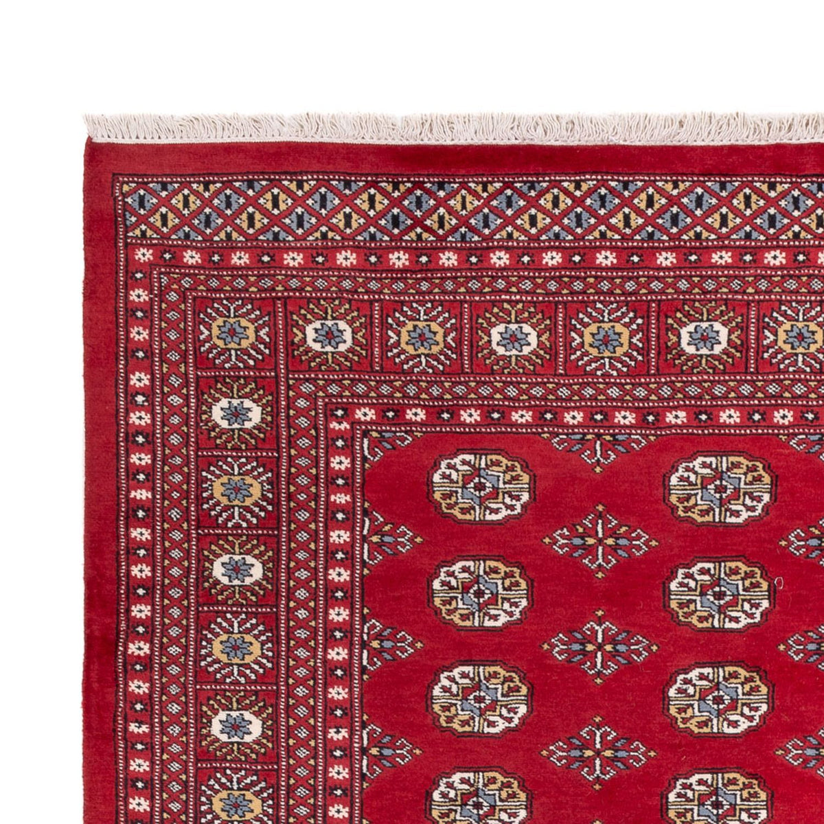 Tapis afghan - Boukhara - 313 x 207 cm - rouge