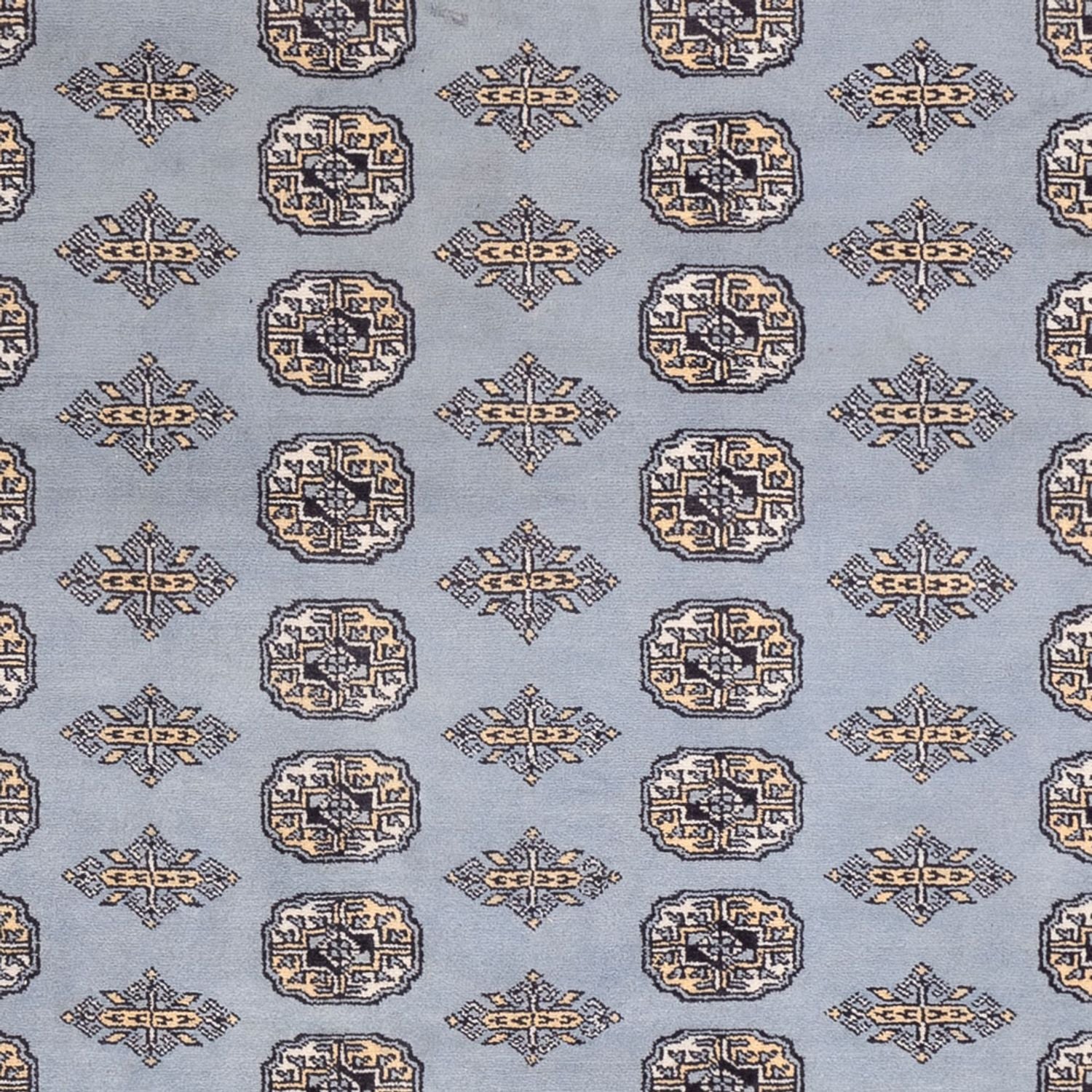 Afghan Teppich - Buchara - 300 x 204 cm - hellgrau