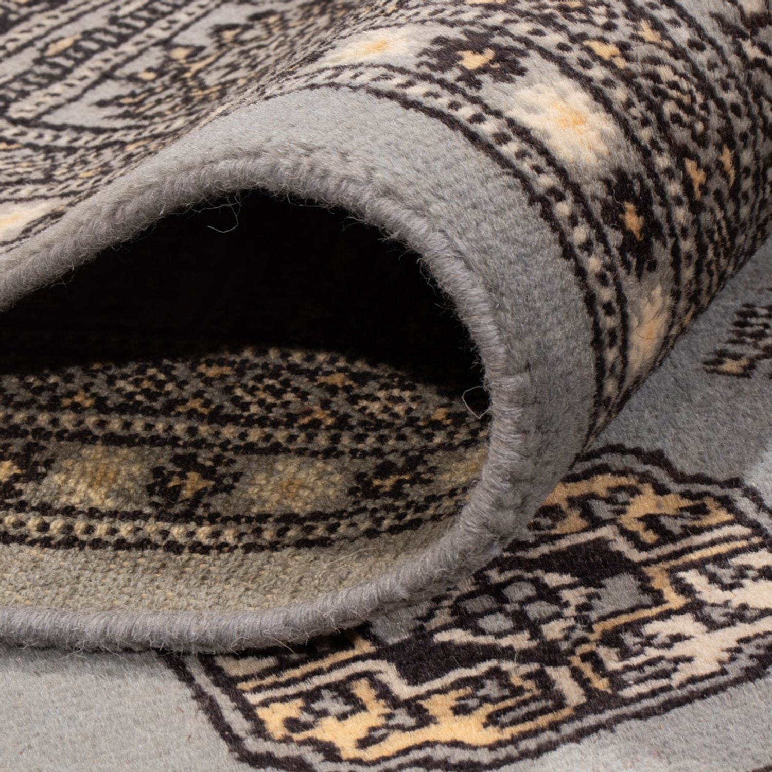 Afghan Teppich - Buchara - 300 x 204 cm - hellgrau