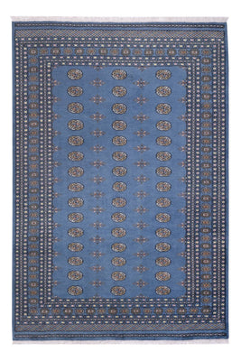 Tapis afghan - Boukhara - 308 x 206 cm - bleu