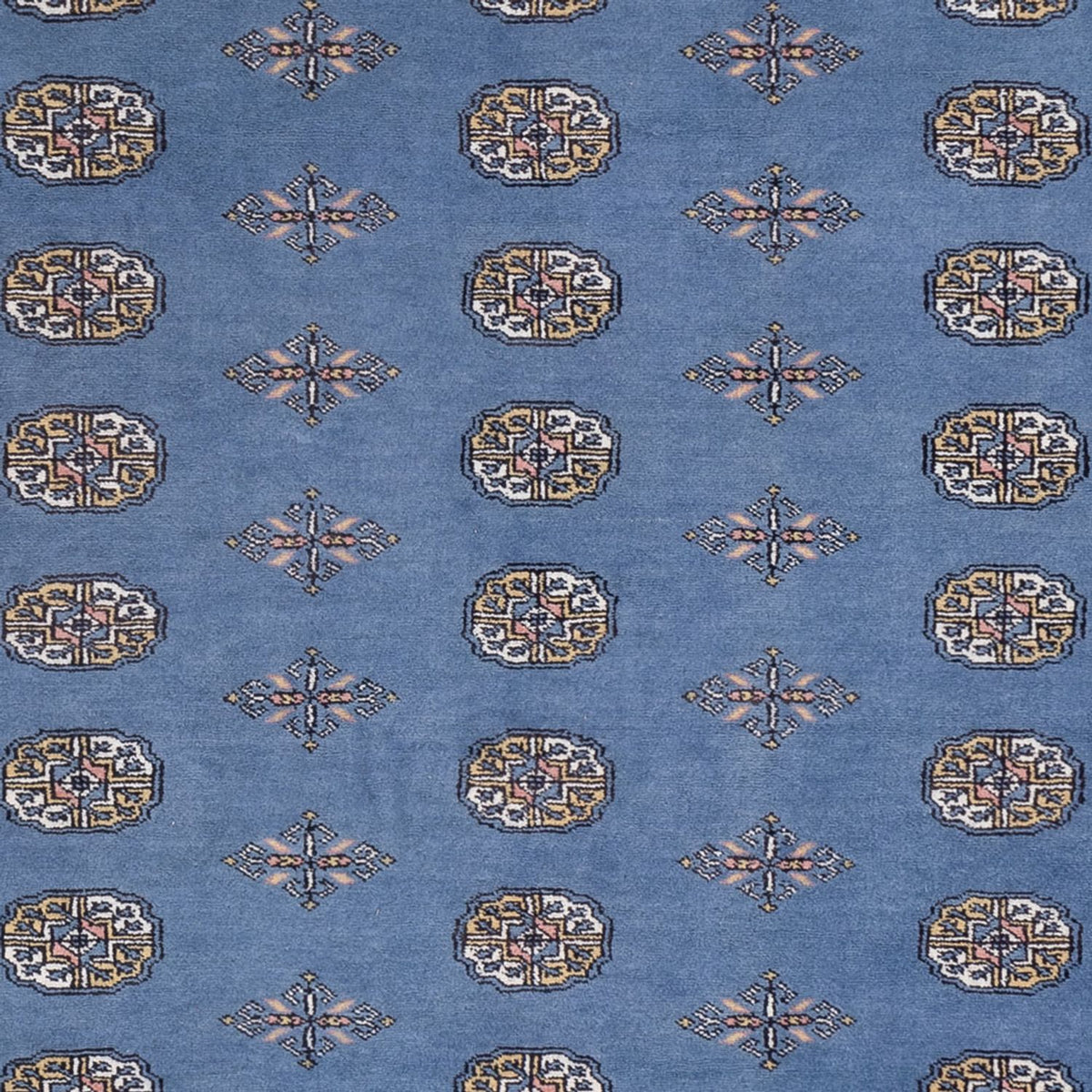 Tapis afghan - Boukhara - 308 x 206 cm - bleu