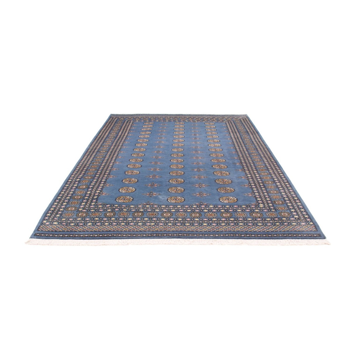 Tapis afghan - Boukhara - 308 x 206 cm - bleu
