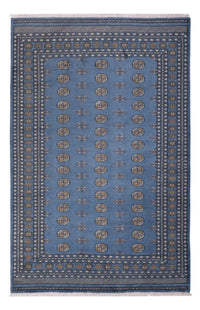 Tapis afghan - Boukhara - 309 x 205 cm - bleu