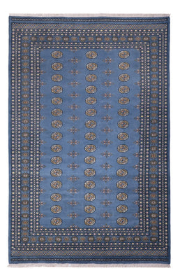 Tapis afghan - Boukhara - 315 x 207 cm - bleu