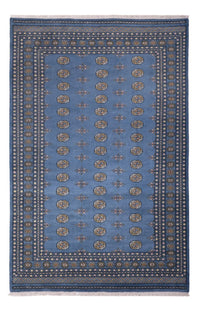 Tapis afghan - Boukhara - 315 x 207 cm - bleu