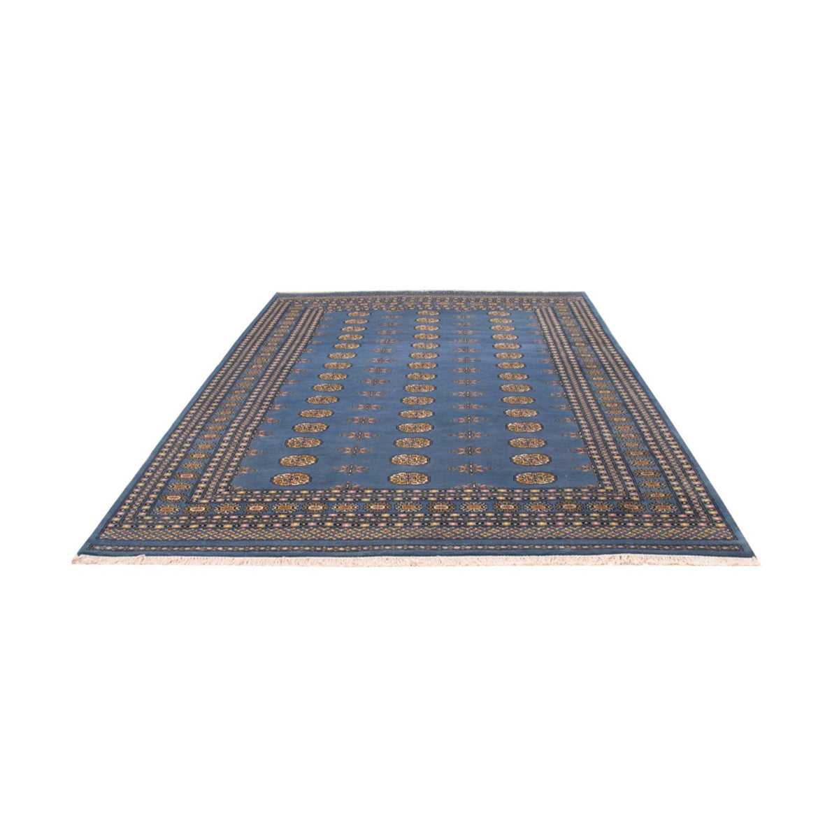 Tapis afghan - Boukhara - 315 x 207 cm - bleu