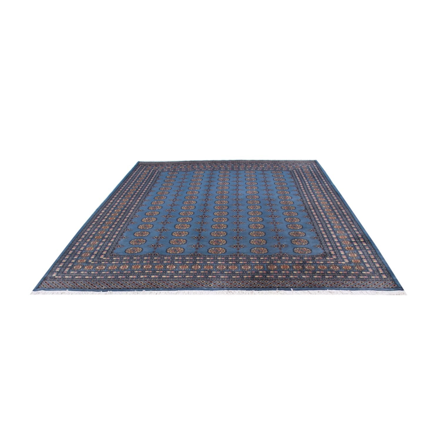 Afghan Teppich - Buchara - 307 x 250 cm - blau