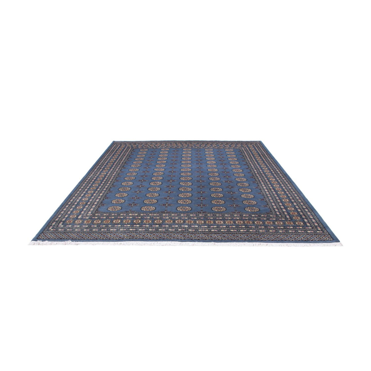 Tapis afghan - Boukhara - 305 x 249 cm - bleu