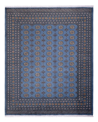Tapis afghan - Boukhara - 297 x 250 cm - bleu