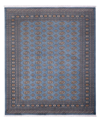 Tapis afghan - Boukhara - 305 x 249 cm - bleu clair