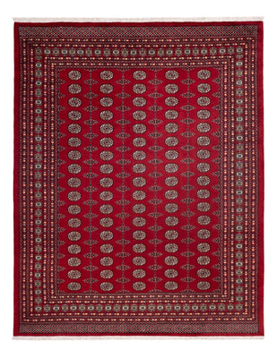 Tapis afghan - Boukhara - 309 x 246 cm - rouge