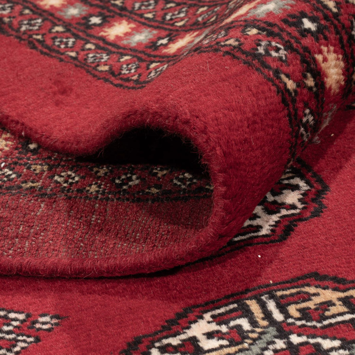 Tapis afghan - Boukhara - 309 x 246 cm - rouge