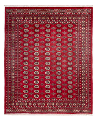 Tapis afghan - Boukhara - 305 x 244 cm - rouge