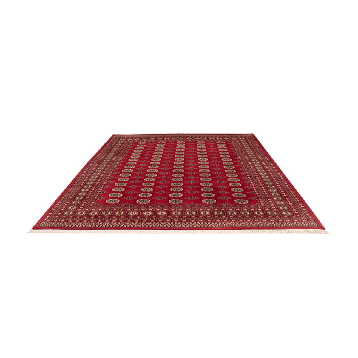 Tapis afghan - Boukhara - 305 x 244 cm - rouge