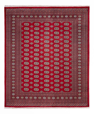 Tapis afghan - Boukhara - 296 x 250 cm - rouge