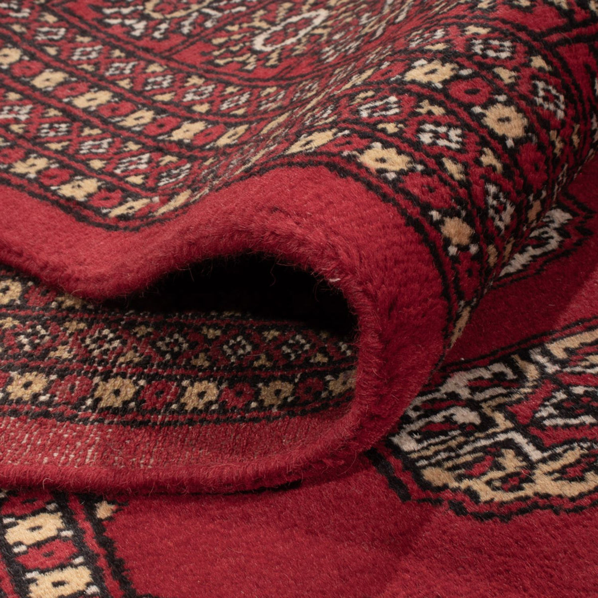 Tapis afghan - Boukhara - 305 x 252 cm - rouge
