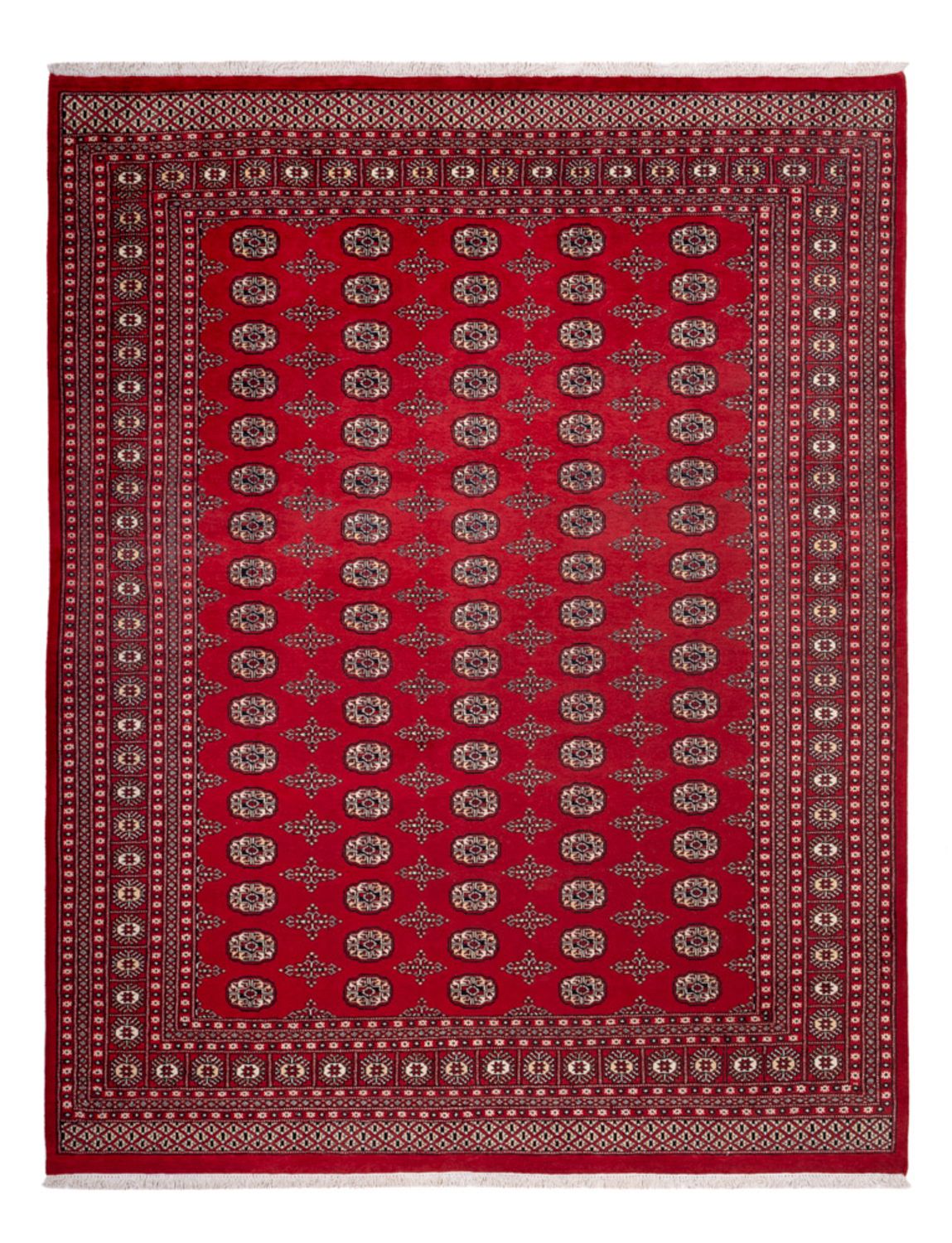 Tapis afghan - Boukhara - 319 x 250 cm - rouge