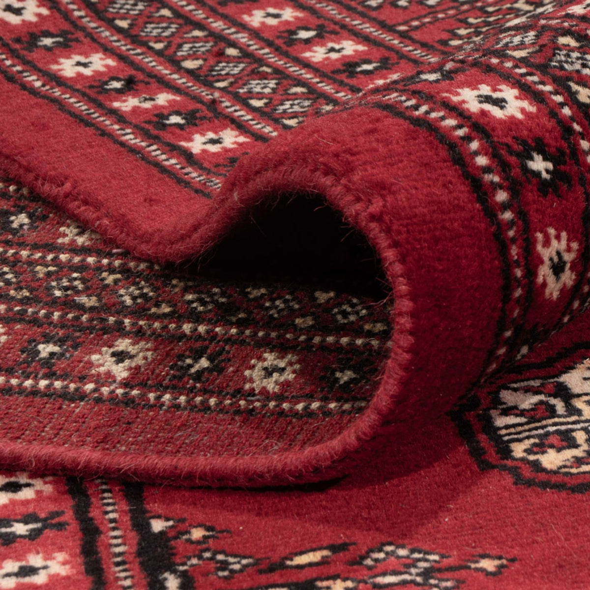 Tapis afghan - Boukhara - 319 x 250 cm - rouge