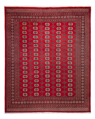 Tapis afghan - Boukhara - 309 x 248 cm - rouge