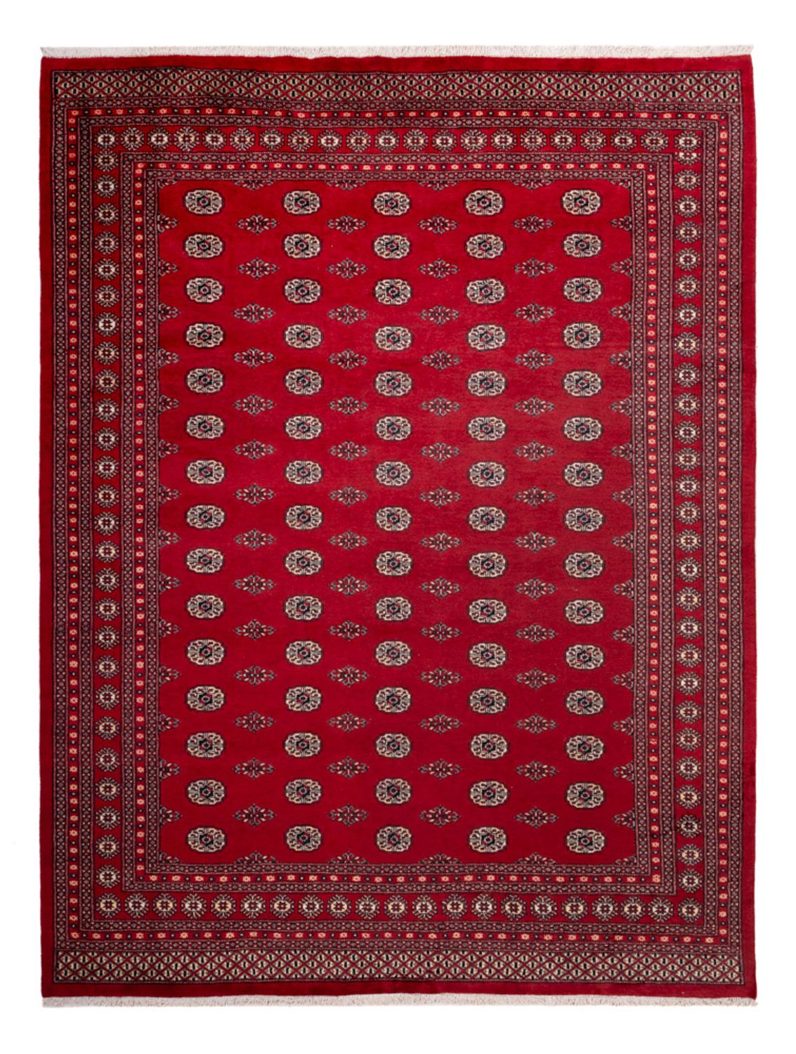 Tapis afghan - Boukhara - 323 x 248 cm - rouge